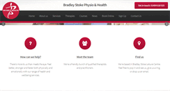 Desktop Screenshot of bradleystokephysio.co.uk